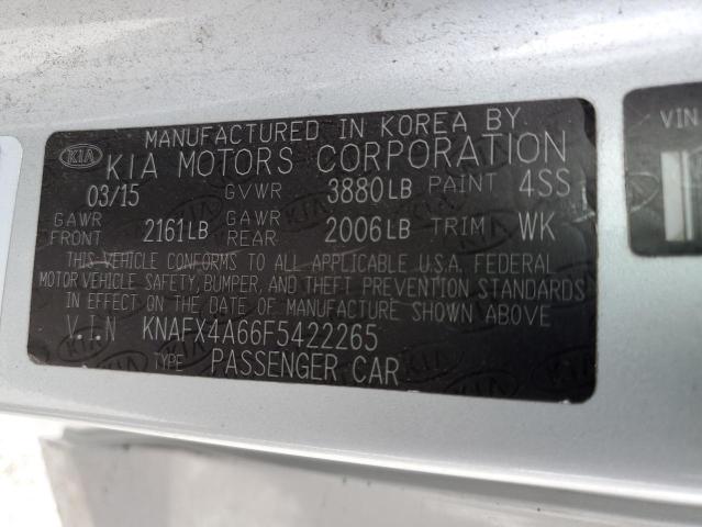 2015 KIA FORTE LX KNAFX4A66F5422265