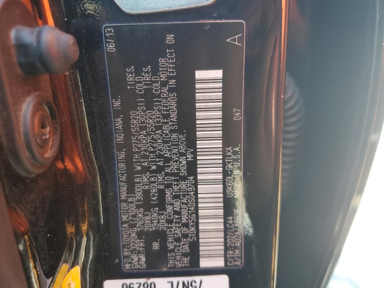 TOYOTA SEQUOIA LIMITED