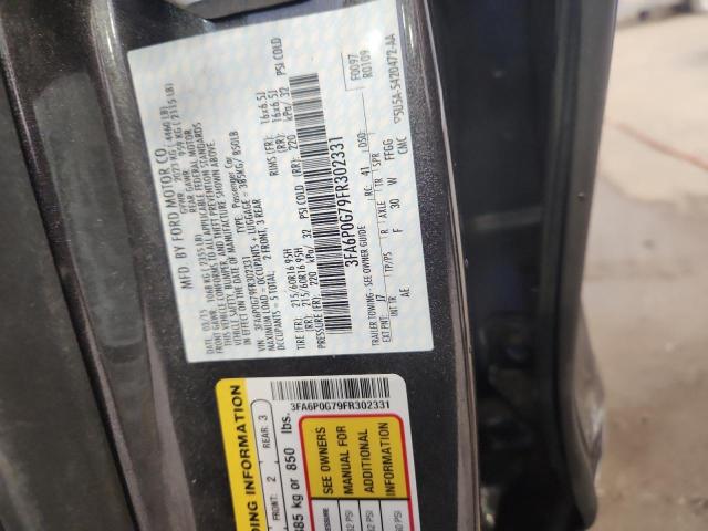 2015 FORD FUSION S - 3FA6P0G79FR302331