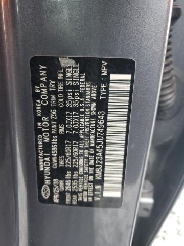 2018 HYUNDAI TUCSON SE KM8J23A45JU749643