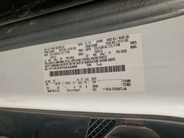 2016 FORD TRANSIT T- 1FTYR1ZM7GKA22886