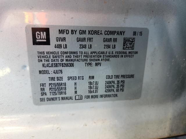 2015 BUICK ENCORE - KL4CJESB7FB266306