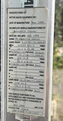 2000 PETERBILT 320 #3240960195