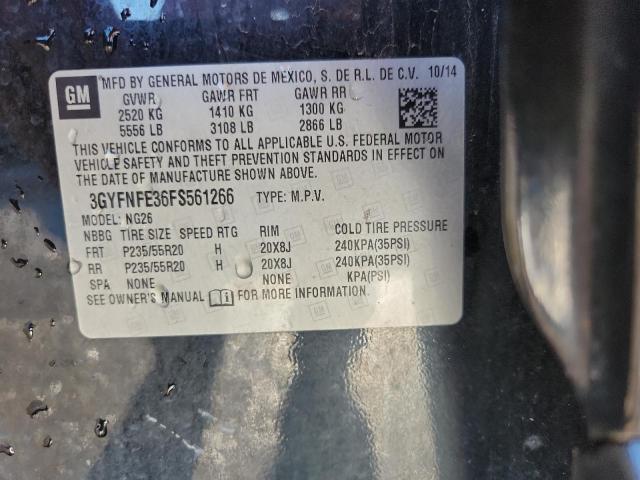 2015 CADILLAC SRX PERFOR 3GYFNFE36FS561266