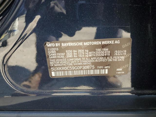 2016 BMW X5 XDRIVE35I 5UXKR0C59G0P30875