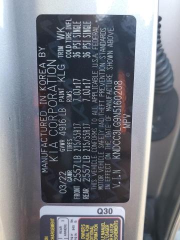 2022 KIA NIRO S KNDCC3LG9N5160208