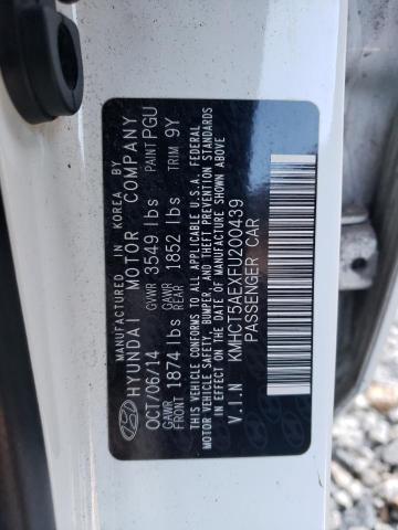 2015 HYUNDAI ACCENT GS KMHCT5AEXFU200439