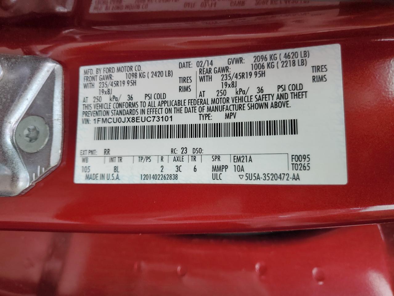 FORD ESCAPE TITANIUM