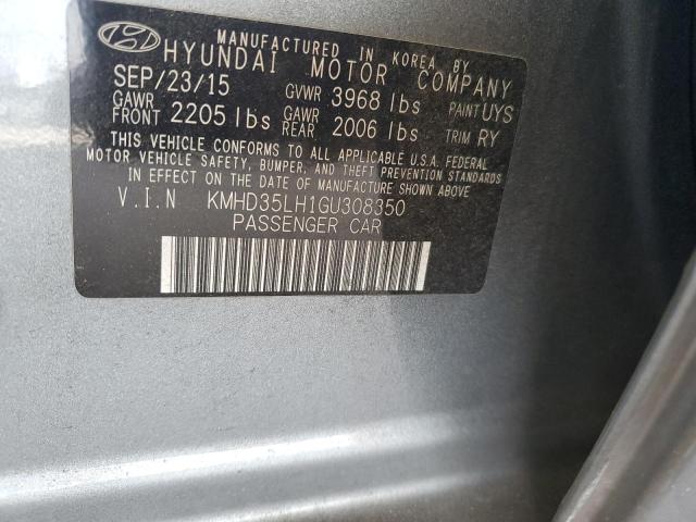 2016 HYUNDAI ELANTRA GT KMHD35LH1GU308350