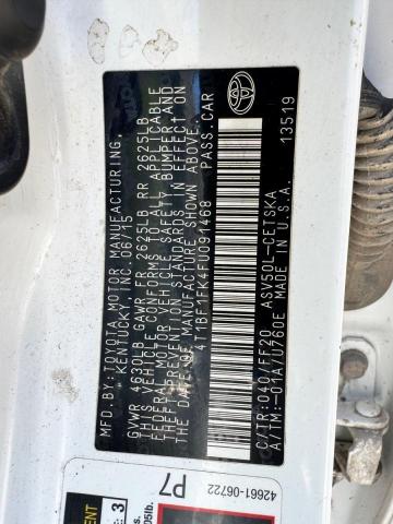 2015 TOYOTA CAMRY LE 4T1BF1FK4FU091468