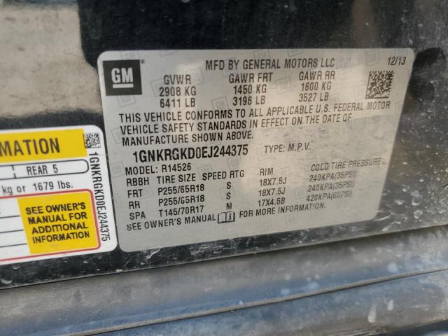 2014 CHEVROLET TRAVERSE LT #3270866419