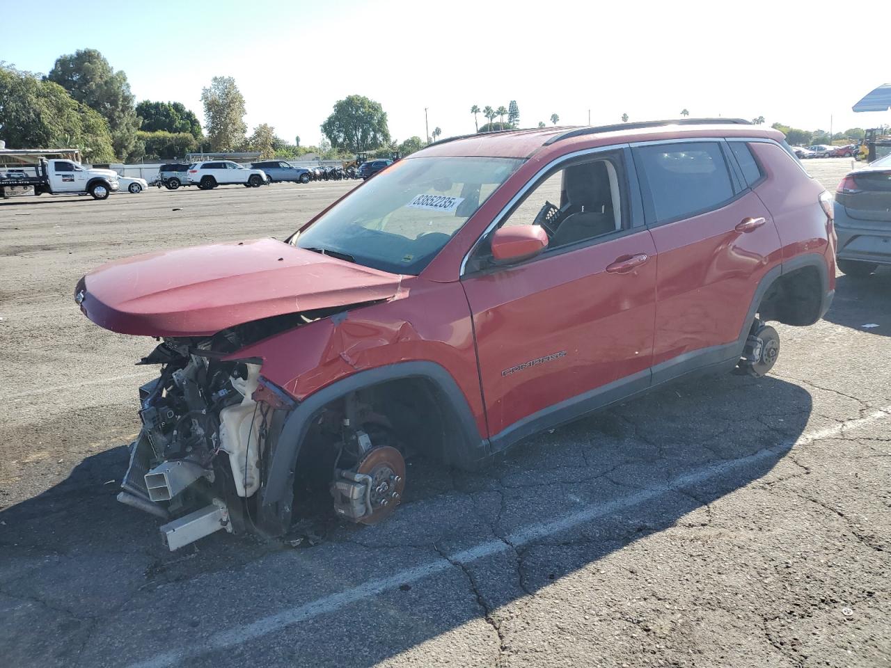 Lot #3282352287 2019 JEEP COMPASS LA