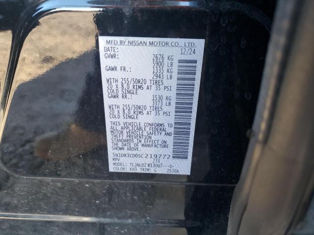 2025 NISSAN PATHFINDER 5N1DR3CD0SC219772