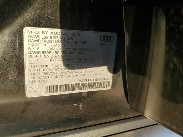 2013 AUDI A4 ALLROAD - WA1UFAFL1DA208082