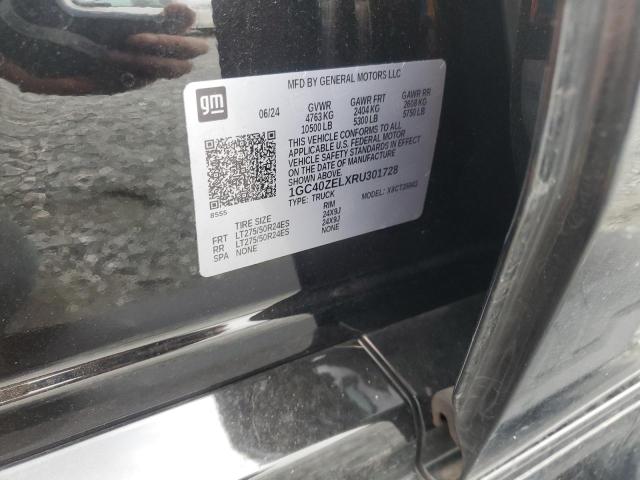 2024 CHEVROLET SILVERADO RST 1GC40ZELXRU301728