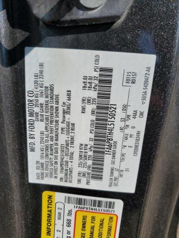 2020 FORD MUSTANG 1FA6P8TH4L5150521