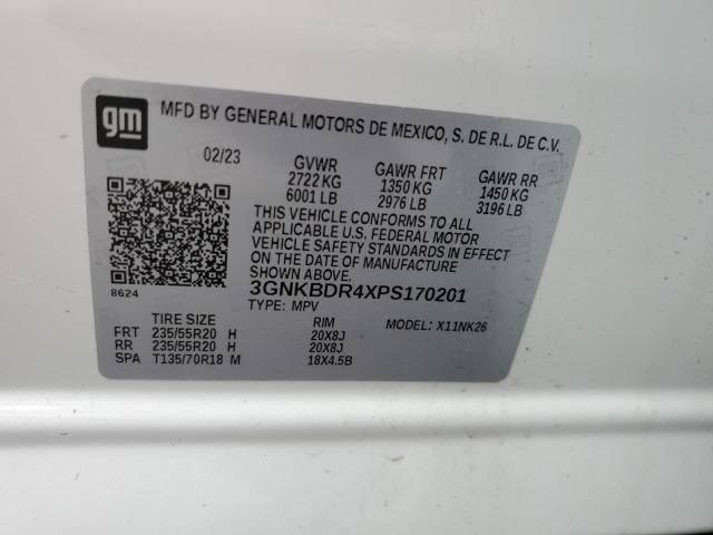 2023 CHEVROLET BLAZER 3LT - 3GNKBDR4XPS170201