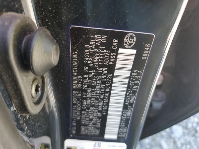 2020 TOYOTA CAMRY SE 4T1G11BK4LU013780