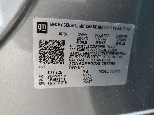 2025 CHEVROLET EQUINOX LT 3GNAXPEG7SL257295