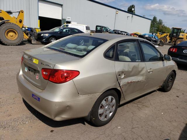 HYUNDAI ELANTRA GL 2008 tan  gas KMHDU46D08U322807 photo #4