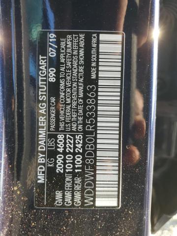 2020 MERCEDES-BENZ C 300 WDDWF8DB0LR533863