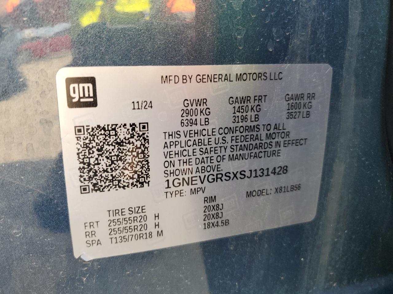 CHEVROLET TRAVERSE LT