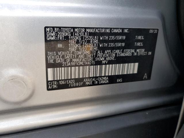 2021 TOYOTA RAV4 XLE P - 2T3A1RFV2MC144015