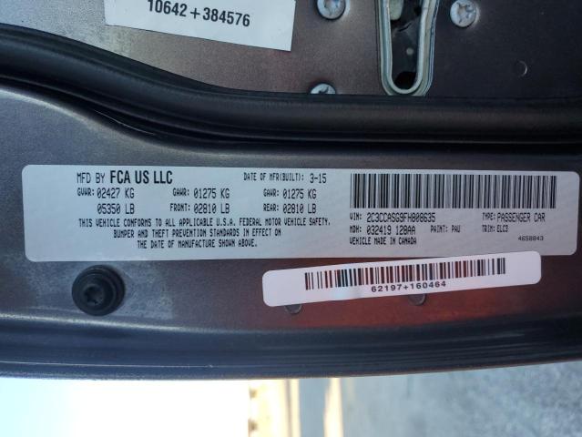 2015 CHRYSLER 300C PLATI 2C3CCASG9FH808635