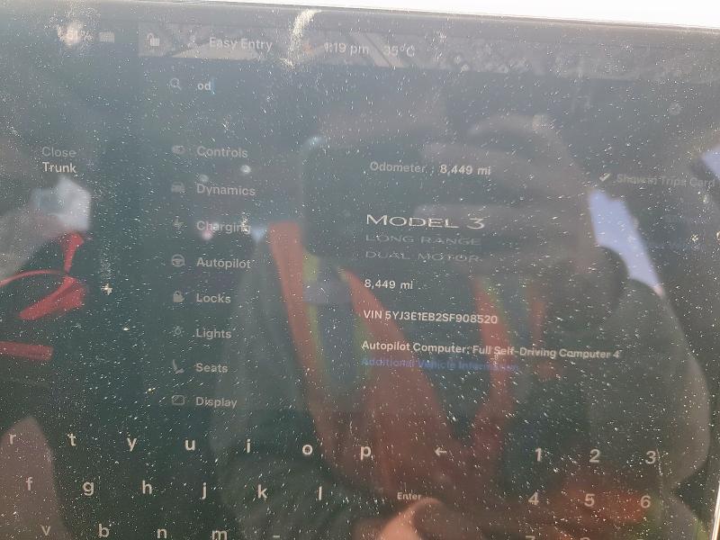 2025 TESLA MODEL 3 - 5YJ3E1EB2SF908520