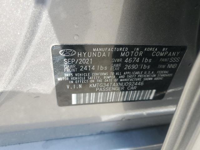 2022 GENESIS G70 BASE #3281577391