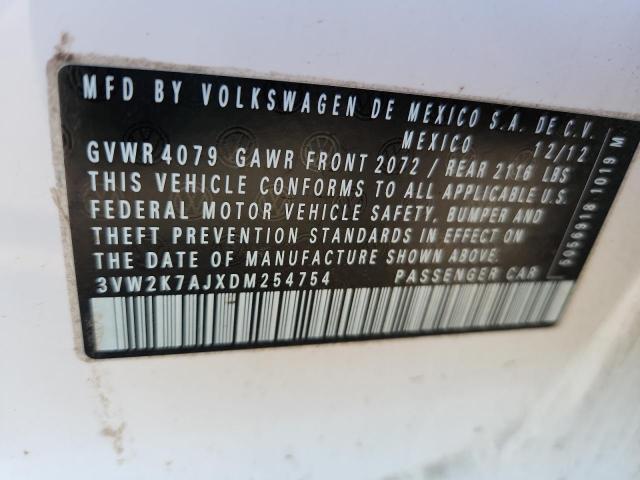 2013 VOLKSWAGEN JETTA BASE #3269890158