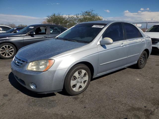 KIA SPECTRA LX 2006 silver sedan 4d gas KNAFE122865237750 photo #1