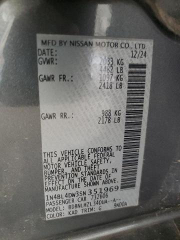 2025 NISSAN ALTIMA SV 1N4BL4DW3SN351969