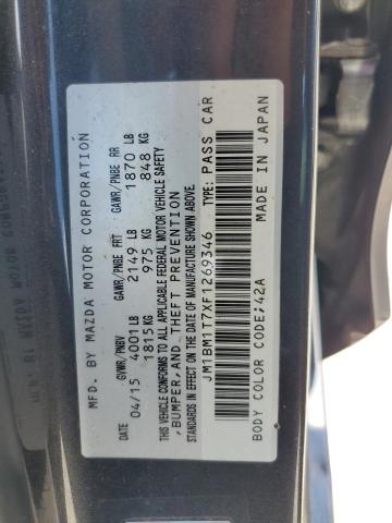 2015 MAZDA 3 SV JM1BM1T7XF1269346