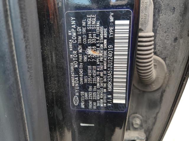 2018 HYUNDAI KONA LIMIT KM8K33A51JU124019