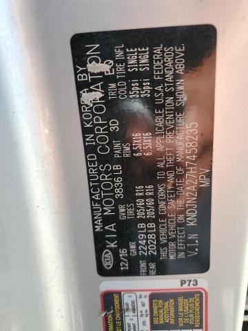 2017 KIA SOUL KNDJN2A27H7458235