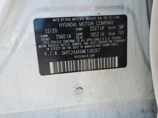2021 HYUNDAI ACCENT SE 3KPC24A66ME138267