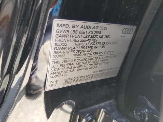 2022 AUDI SQ8 PREMIU WA1AWBF11ND017222
