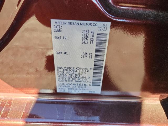 2024 NISSAN ALTIMA SV 1N4BL4DW5RN363826