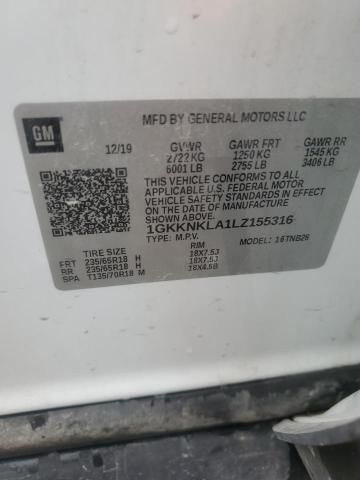 2020 GMC ACADIA SLE - 1GKKNKLA1LZ155316