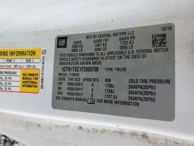 2015 GMC SIERRA C15 1GTN1TEC1FZ900708