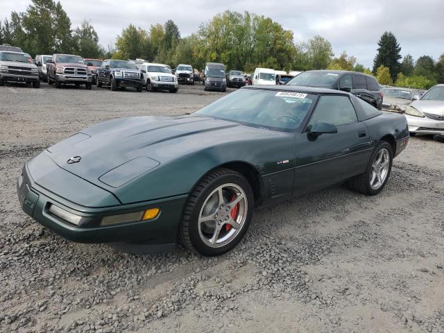 CHEVROLET CORVETTE 1995 green coupe gas 1G1YY22P8S5116000 photo #1