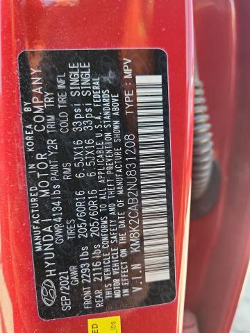 2022 HYUNDAI KONA SEL KM8K2CAB2NU831208