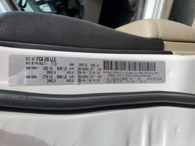 2018 DODGE DURANGO CI - 1C4RDJEG1JC489435