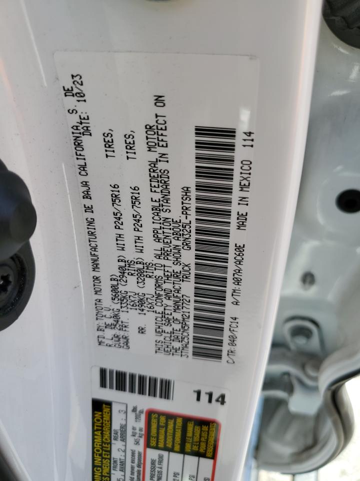 TOYOTA TACOMA DOUBLE CAB