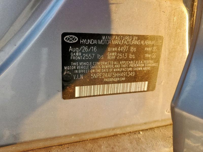 2017 HYUNDAI SONATA SE 5NPE24AF5HH491349