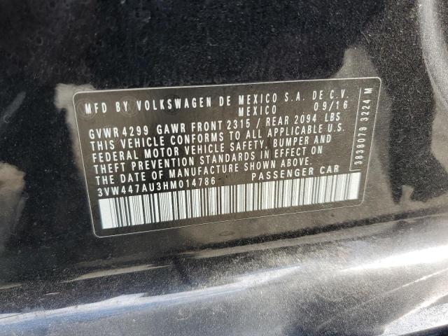 2017 VOLKSWAGEN GTI S/SE 3VW447AU3HM014786