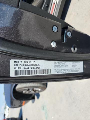 2021 DODGE CHALLENGER 2C3CDZFJ3MH623575