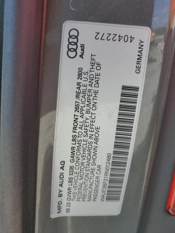 2024 AUDI A6 PREMIUM WAUE3BF21RN012480