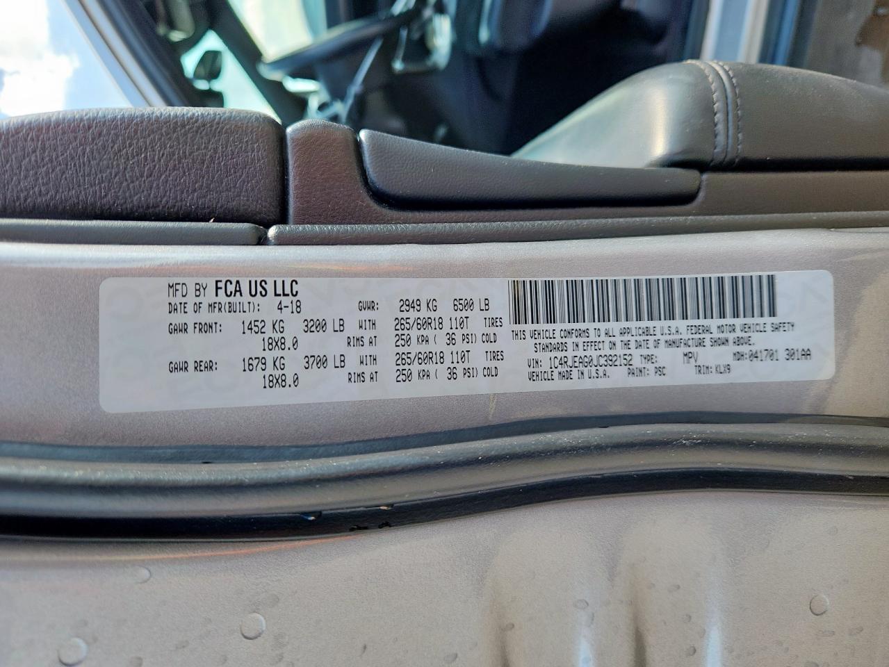 JEEP GRAND CHEROKEE LAREDO